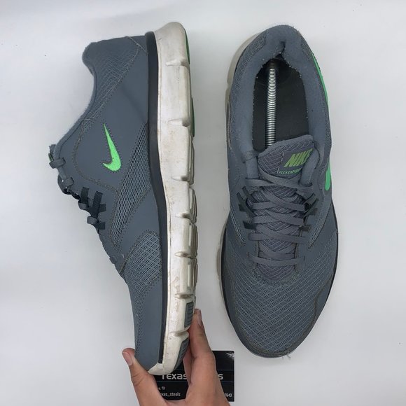 Nike Flex Experience Run 3 Grey Green - Picture 3 of 7